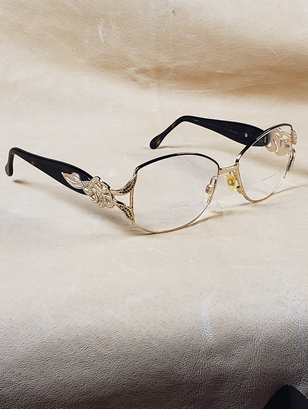 Caviar Luxury Vintage-Inspired Eyewear Frames w/ Austrian Swarovski Crystals